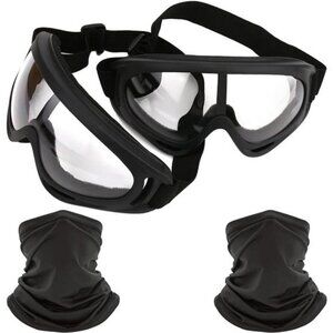 2 Pack Dirt Bike ATV Motocross Anti-UV with 2 Pack Neck Breathable Bandana